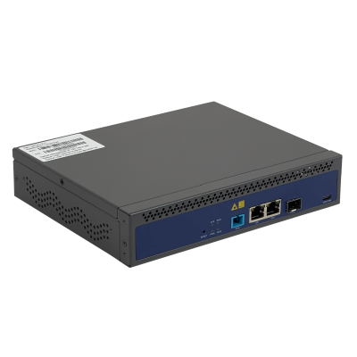 OLT-1G Terminal de Línea Óptica GPON 2 Puertos 1000 1 Interfaz SC/UPC 1 Ranura SFP+ 10G Puerto Consola USB-C Alimentación 12Vdc/240Vac