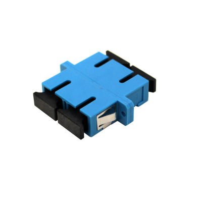 FASCD Adaptador acoplador simplex azul SC-SC monomodo dúplex para fibra óptica, para panel de parcheo o caja de conexiones