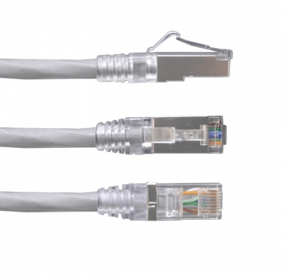 C6AG-1F FURUKAWA 1mt Cat6a Gris F/UTP LSZH Cable Patch RJ45 Gigalan 35085440