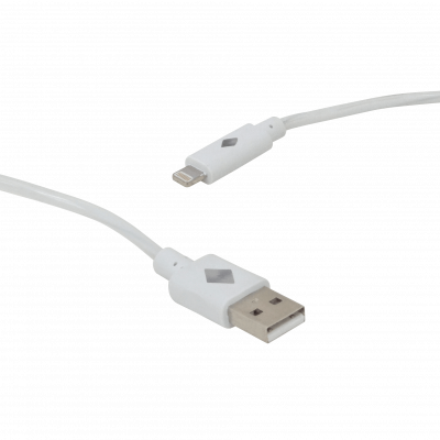 CABLE-L Cable USB a Lightning Macho 1m-1.5m 100-150cm Blanco Excepto iPhone