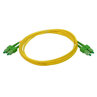 JFSAA2 Cable de Fibra Óptica Monomodo Dúplex SC/APC-SC/APC de 2 metros, 9/125µm, cubierta LSZH