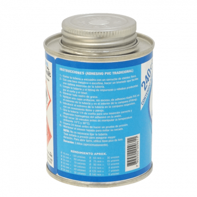 VINILIT-240 VINILIT 240cc Envase Pegamento PVC 120x16mm 70x25mm incluye-aplicador