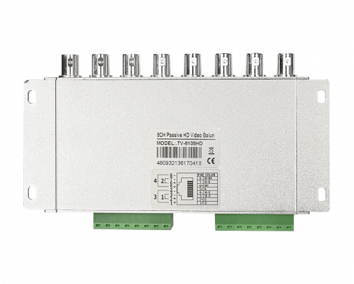 TRAN-8CH Transceptor Pasivo 8-Canales 2-RJ45 8-BNC CVI TVI AHD