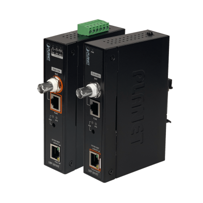 LRP-201-KIT PLANET Conjunto Extensor Alcance 600 Metros UTP/BNC 1000 Mbps Fuente Requerida 48 a 56 VCC PoE 60 Vatios