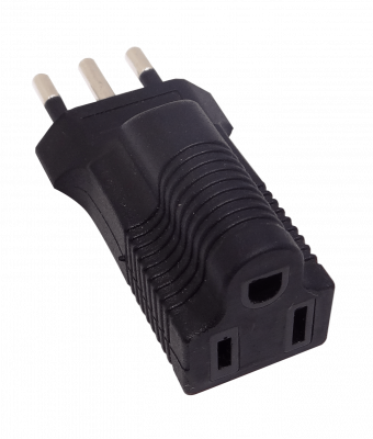 ADAPTAMECHIT con-Tierra Estadounidense-Chileno sin-Certificación Adaptador de Enchufe