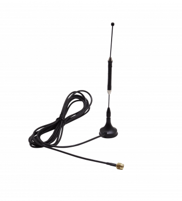 4G-10DBI Antena Omnidireccional 10dBi 700-2700MHz Conector SMA Macho Base Magnética Cable 3m Largo Total 18cm