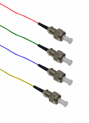 JF3F-4 FC/UPC OM3 Multimodo 1,5 metros 4 Unidades Pigtail 50/125um 0,9mm 150cm