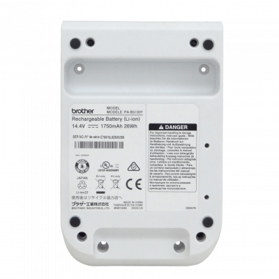 PABU001 BROTHER 14,4V 1750mAh 26Wh Bateria Litio p/QL-810W QL-820NWB Li-ion22