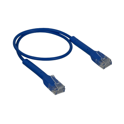 AUP-03 UBIQUITI Latiguillo de Red Cat6 RJ45 de 30 Centímetros (0,3 Metros) Color Azul