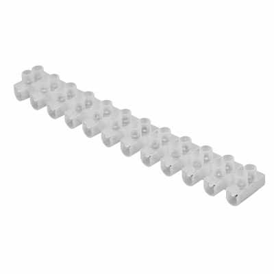 REGLETA-30A Bloque de Terminales de 30 Amperios 6mm² 12 Pares con Tornillos 380V 30A Máx. 160x20,5x15mm