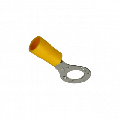OJO-8460 RV5.5-8 Ojo-8,4mm 4-6mm2-Cable 50-unids. Conector Amarillo Aislado PVC