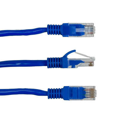 CPA-05 ULINK 1un 50cm Azul Cat5E Cable Patch Inyectado Multifilar 0,5mt