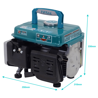 GENE-8 TOTAL 800W Generador a Gasolina de Arranque Manual, 3000rpm, Depósito de 4 Litros, Salida 220-240VAC