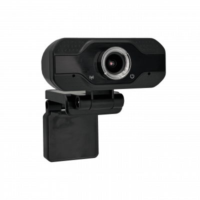 WEBCAM Cámara Web con Resolución Full HD 1080p, Micrófono Incorporado, Enfoque Automático, Interfaz USB-A 2.0, Compatible con MAC, Windows y Linux