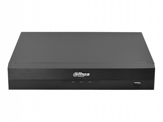 5104-IP DAHUA Grabador IP 4 Canales 5MP Salidas HDMI VGA USB 2 Entradas Audio RCA 1 Disco SATA hasta 16TB WizSense XVR5104HS