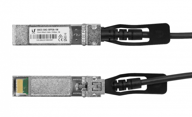 UD2-1 UBIQUITI 1mt SFP28-25Gbps Cable Directo Cobre UACC-DAC-SFP28-1M