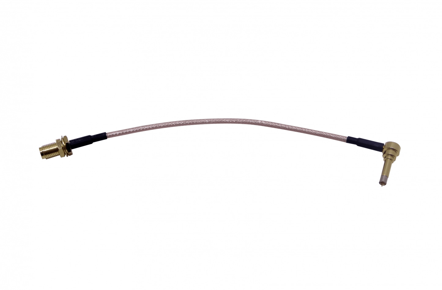 CA-IP9PSJ IP-9-Macho-90º .SMA-Hembra Cable Coaxial RG316 11cm