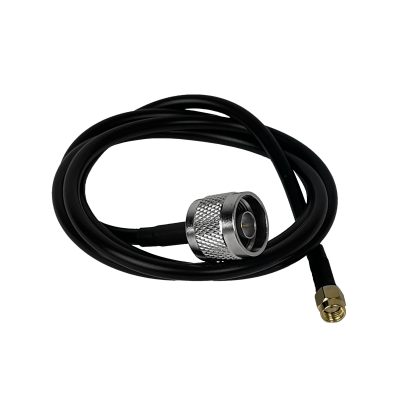 TL-ANT100PT 100cm 1mt RPSMA-Macho N-Macho RG58 LMR195 Cable Coaxial Negro