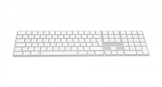 TECLA-GRA APPLE c/Numerico s/Huella Teclado Bluetooth Recargable Spanish A1843