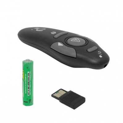RLP801 Presentador sin cables 15mt 2,4GHz USB Apuntador Láser necesita-1xAAA