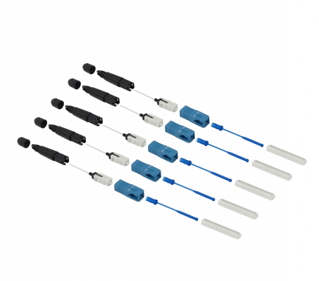 CFCS-SPLICE 5-unids. SC/UPC SM Conector de Fibra Monomodo Empalmable para Fusionadora