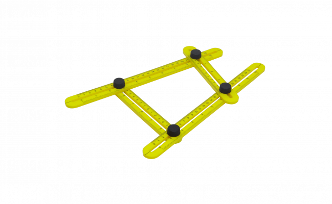 TEMPLATER Medidor Multi-Angular Figuras irregulares 25x12x25x12cm