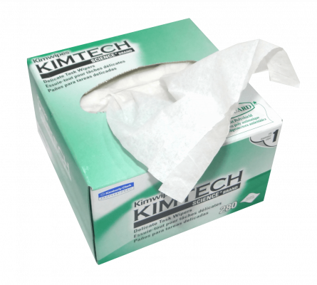KIM KIMWIPES 11x21cm 280-Paños Anti-estáticos para Fibra Óptica Lintguard Limpiadores
