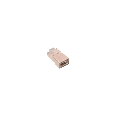 RJ6SU-10U LINKMADE Paquete de 10 piezas para Cable Unifilar Cat6 FTP STP Conector RJ45 con blindaje metálico