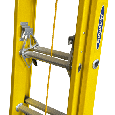 ESFA-428 3,8-7,60mt 140kg Escala Extensible de Fibra De Vidrio 28-Escalones