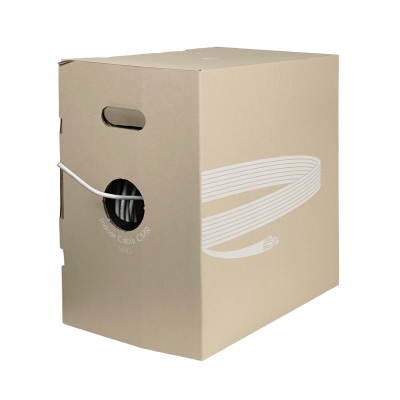 UC-C6A-CMR UI UTP RFuego Cat6A Interior Blanco 305mt 23AWG 10Gbps CMR Caja Cable