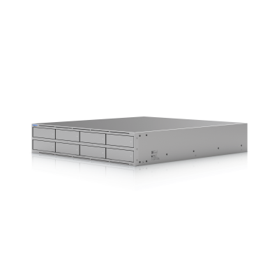 UNAS-PRO-8 UBIQUITI Almacenamiento NAS 8-bahías-RAID 2-M.2 1-10G 2-SFP+ 2U 2(1-PSU-1215) UniFi Drive