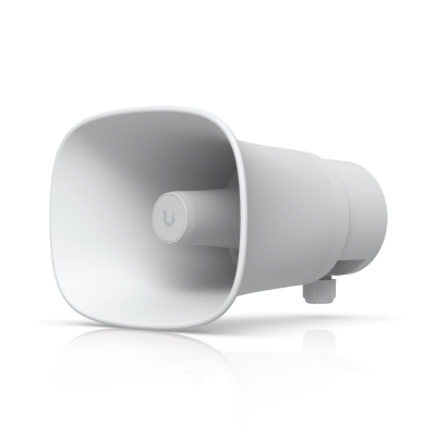 UP-AI-HORN-W UI Alarma Sonora Blanca 15 Vatios 120 Decibelios IP66 10/100 Mbps requiere-Energía Reforzada Unifi Defensa