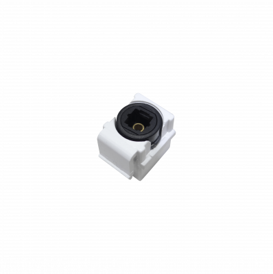 KTHH Keystone Toslink-Hembra Toslink-Hembra Blanco Plástico