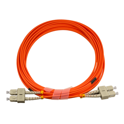JFMCC5 Cable de fibra óptica dúplex SC-SC OM1 Multimodo MM de 5 metros, 62.5/125µm, cubierta LSZH de 3mm