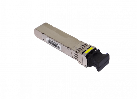 S+C55DLC10D Transceptor MIKROTIK SFP+ 10G monomodo 1550nm para 10km con 2 conectores LC y DDM, compatible con CWDM-MUX8A, unidad individual