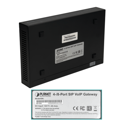 VGW-820FS PLANET Router VoIP 8-FXS-RJ11-H 3-100 1-WAN genera 8linea telef analog