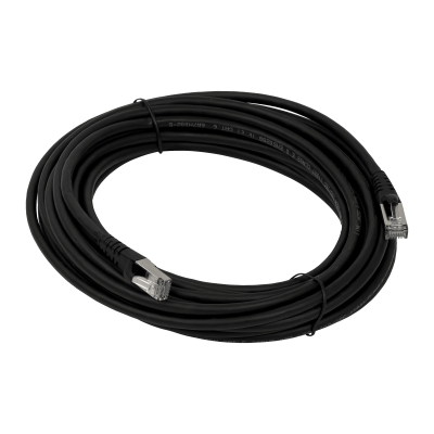 CP6SN-100L LINKMADE S/FTP CAT6 10 metros NEGRO LSZH CABLE PATCH MOLDEADO MULTIHILO