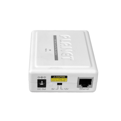 POE-161S PLANET Divisor PoE+ Entrada 48-56V Salida Dual 12V/5V 25W Estándar 802.3at Velocidad 10/100/1000mbps
