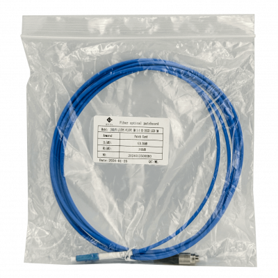 JBSLF3 LSZH Blindado 3mt LC-FC SM Simplex Latiguillo Fibra 3.0mm 9/125um
