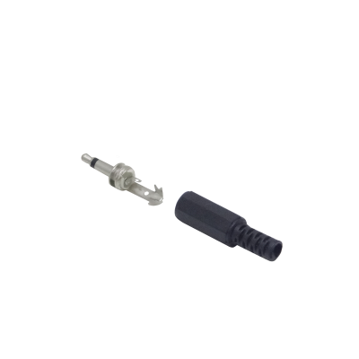 PLUG-32 Ficha Soldable de Audio Mono Macho 3,5mm, Conector Phone 2 Pines de 1/8