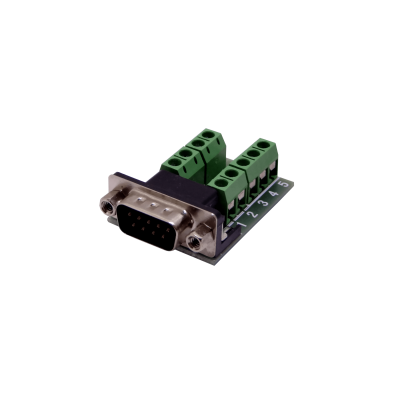 DGB9MT Conector DB9-Macho DE-09/M con Tornillos Bloque-Terminal necesita FP1MV