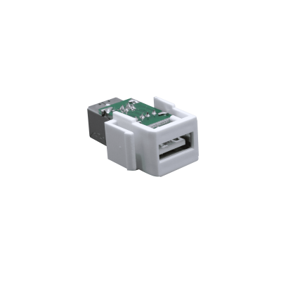 KUAB Acoplador Keystone Hembra A-B USB-USB Hembra A-Pasante