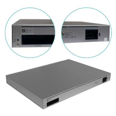 USW-PRO-MAX-48 UBIQUITI Puertos 16-2500 32-1000 4-SFP+10G USP-opcional req-UniFi Conmutador Capa 3