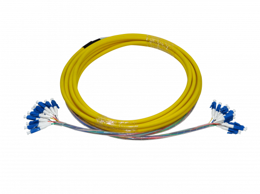 JFSL12L5 5mt 12xLC-LC MonoModo SM Interior Cable Troncal Puente 12-Fibras