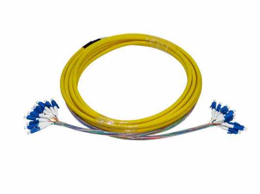 JFSL12L5 5mt 12xLC-LC MonoModo SM Interior Cable Troncal Puente 12-Fibras