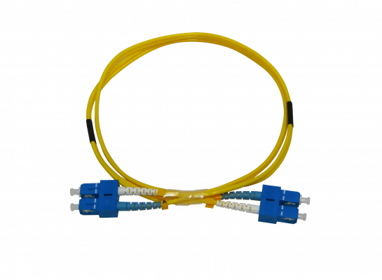 JFSCC1 Cable de Fibra Óptica MonoModo SM Dúplex SC-SC/UPC 1 metro 9/125µm 3mm