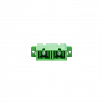 FASCDA SC-SC Verde/APC SM DX-Duplex Acoplador de Fibra Adaptador para Panel-Frontal/Caja