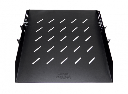 RB1-CA5VL LINKMADE Bandeja Central Ventilada Ajustable de 1U con 50cm de Profundidad Negra