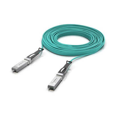 UA1-30 UBIQUITI Cable Directo SFP+ 10Gbps 30m Fibra Multimodo 3mm UACC-AOC-SFP10-30M