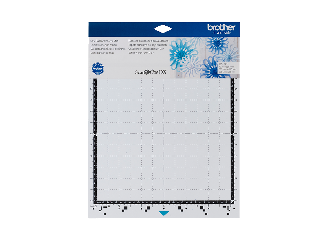 CADXMATLOW12 BROTHER Alfombrilla 305x305mm de Baja Adherencia Base/Soporte para Plotter de Corte ScanNCut DX